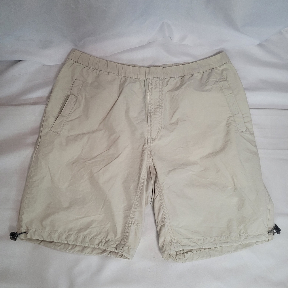 Columbia Men's Hiking Fishing Beige Pullon Shorts Size XL